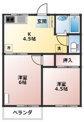 ハイム安井の物件間取画像